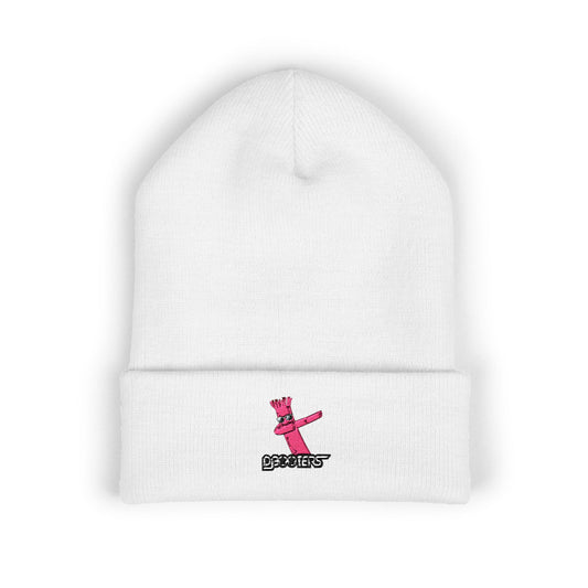 Booters Dabbing Embroidered Beanie — Cute Winter Cuffed Hat
