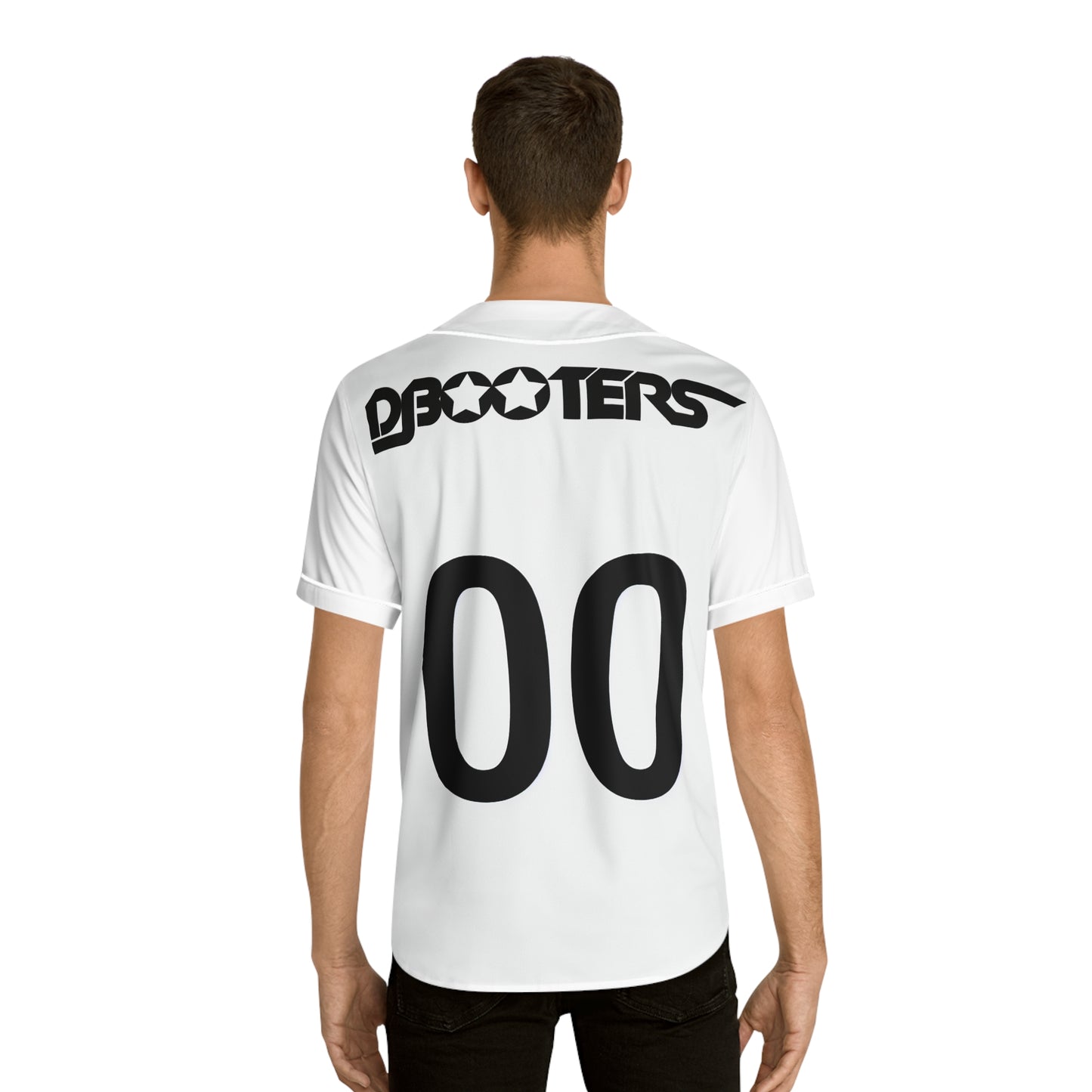 Men's Customizable Baseball Jersey - DJBOOTERS #00