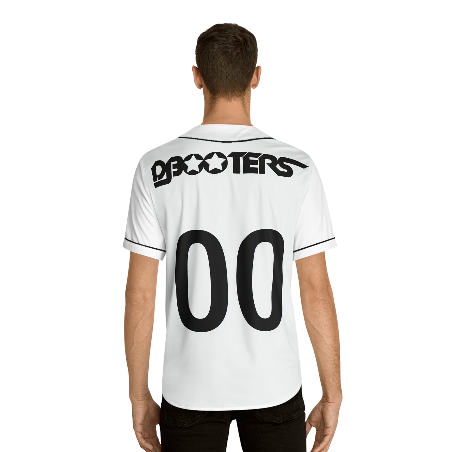 Men's Customizable Baseball Jersey - DJBOOTERS #00