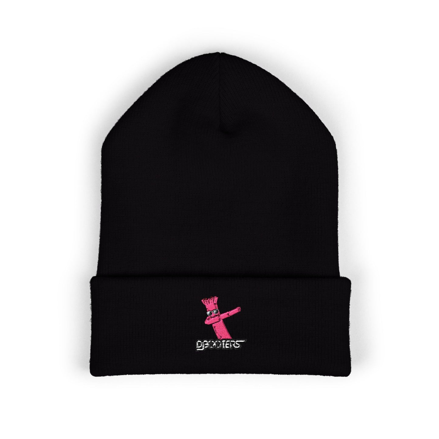 Booters Dabbing Embroidered Beanie — Cute Winter Cuffed Hat