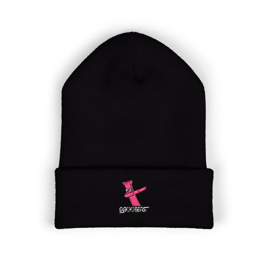 Booters Dabbing Embroidered Beanie — Cute Winter Cuffed Hat