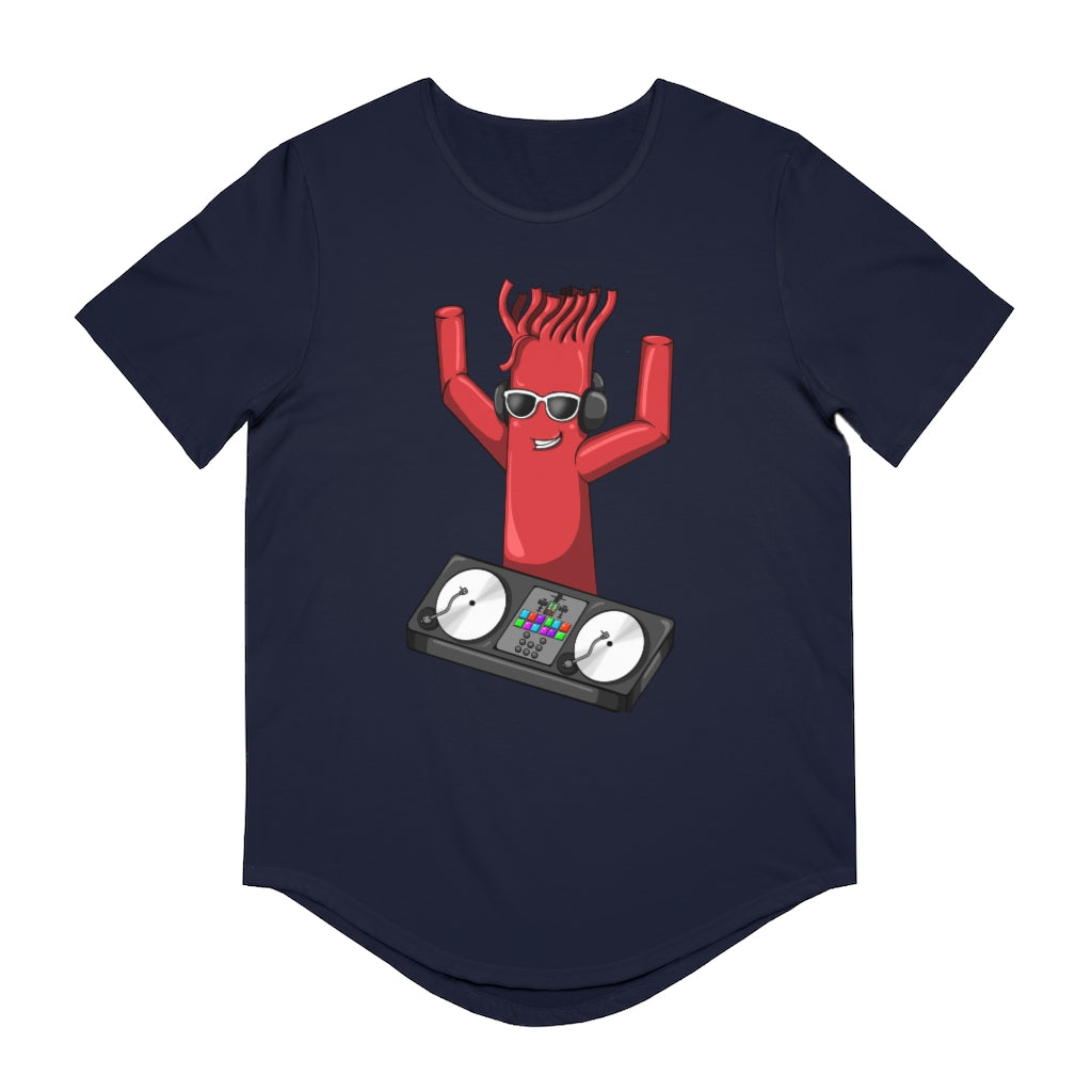 Men's  VIP Jersey Curved Hem Tee