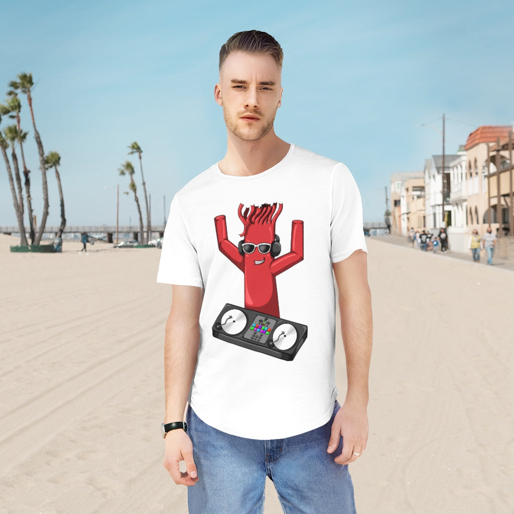 Men's  VIP Jersey Curved Hem Tee