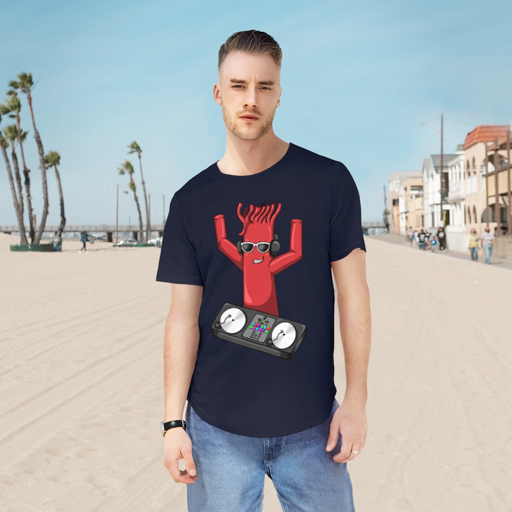 Men's  VIP Jersey Curved Hem Tee