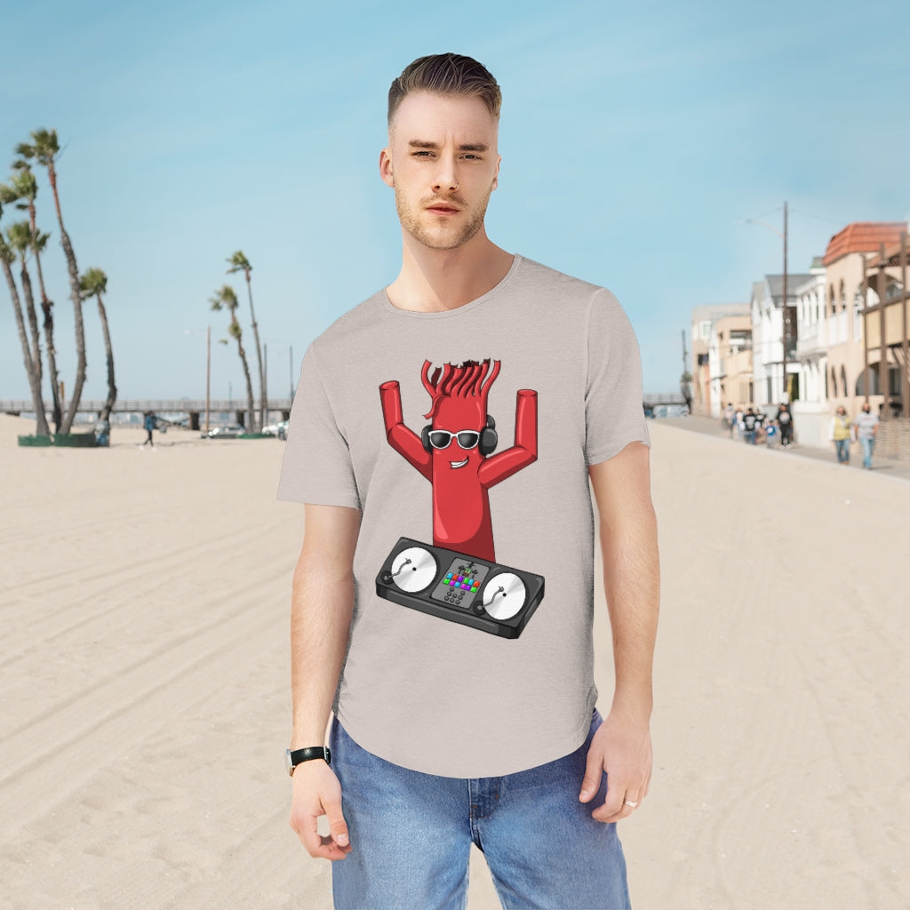 Men's  VIP Jersey Curved Hem Tee
